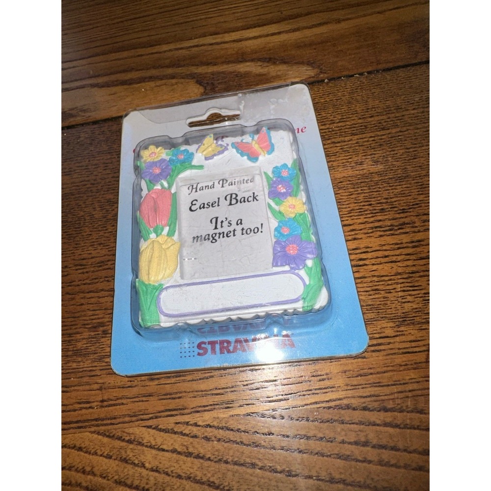 1998 Vintage Stravina Magnetic Personalized Photo Frame New In Package